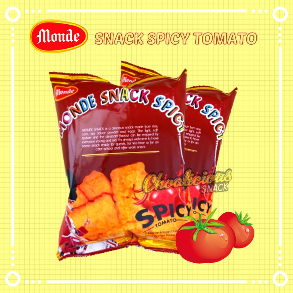 

Monde Snack Spicy Tomato 50 gram