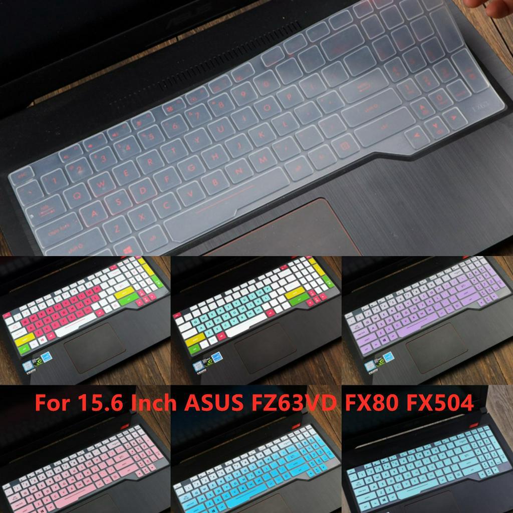 Soft Case Silikon Ultra Tipis Cover Proteksi Keyboard Laptop Asus Fz63Vd Fx80 Fx504 Ge 15.6 &quot;