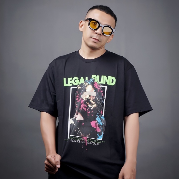 Kaos Distro Murah MRZ Reborn - " T-Shirt Legal Blind "