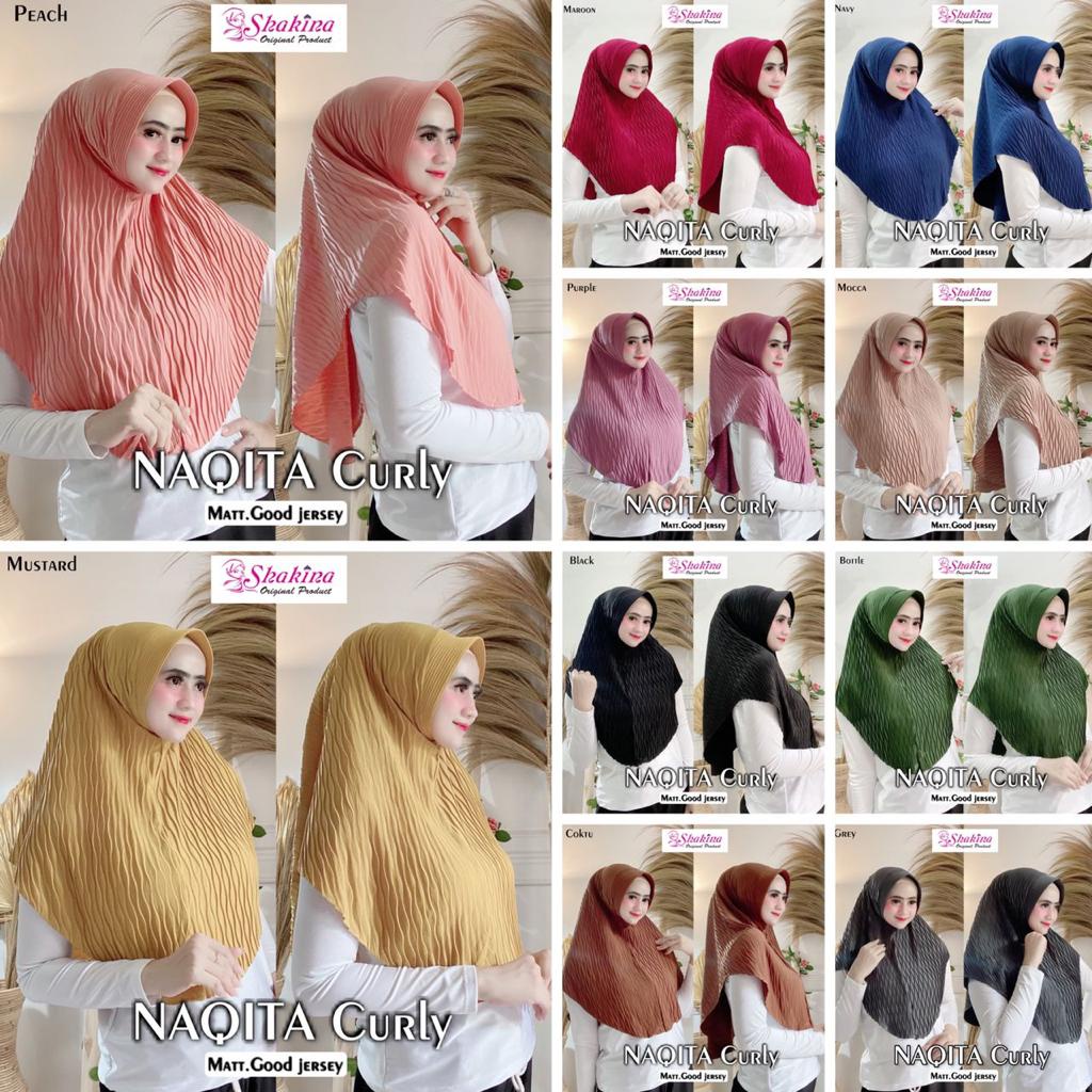 Jilbab Instan Bergo Naqita Curly Plisket Ori Shakina Hijab-3