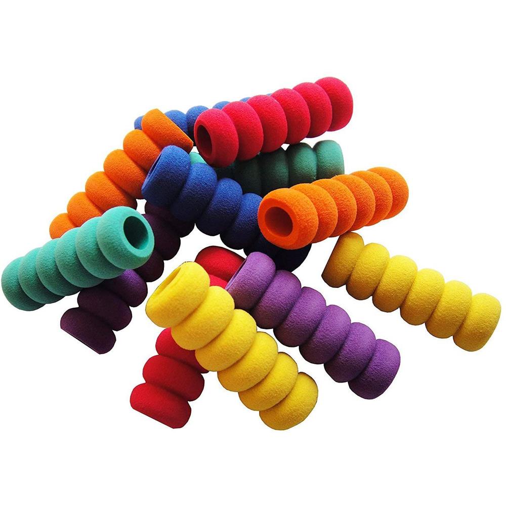 Nickolas1 Pencil Grips Alat Tulis Sekolah Comfort Pencil Gripper Alat Bantu Menulis Non-slip Untuk Tempat Pensil Anak