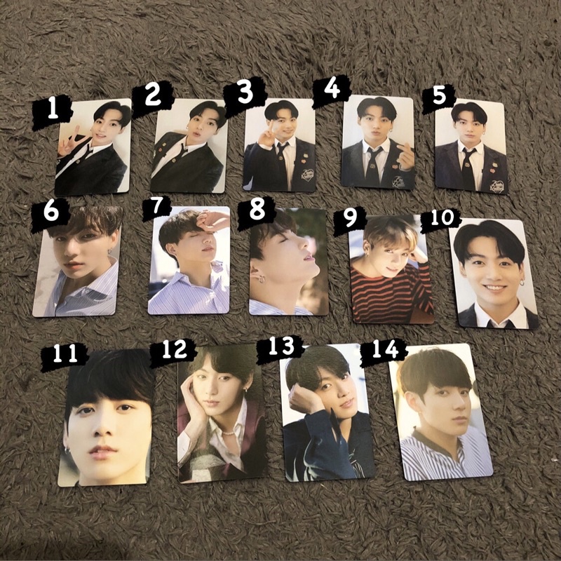 sharing photocard pc jungkook jk dicon 101 bts