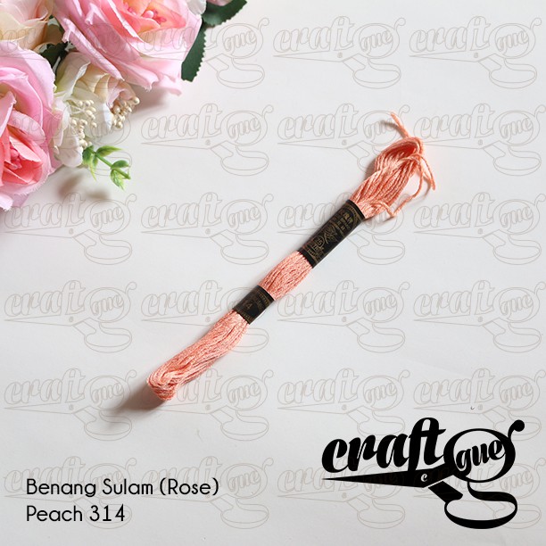 Benang Sulam (Rose) PEACH (Code 309-315)