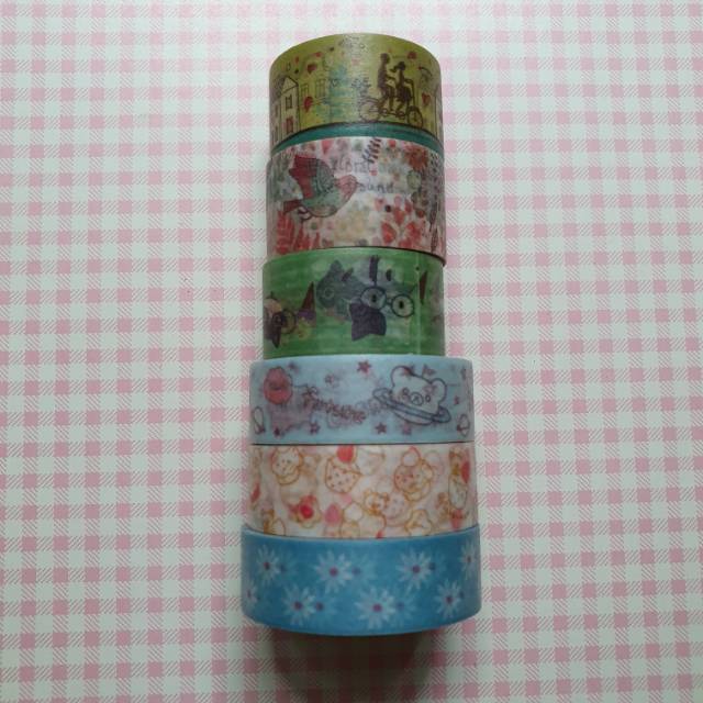 

washi tape sample for scrapbook and journal ( per meter )