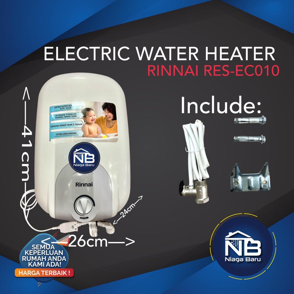 Water heater Listrik Rinnai pemanas air listrik rinnai Res-Eco10