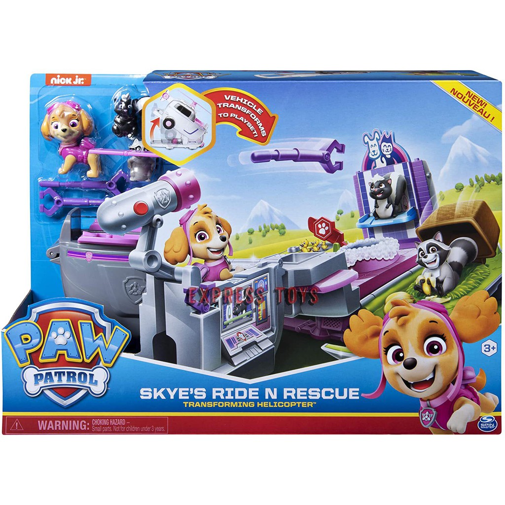 Jual Paw Patrol Skye Ride N Rescue 2in1 