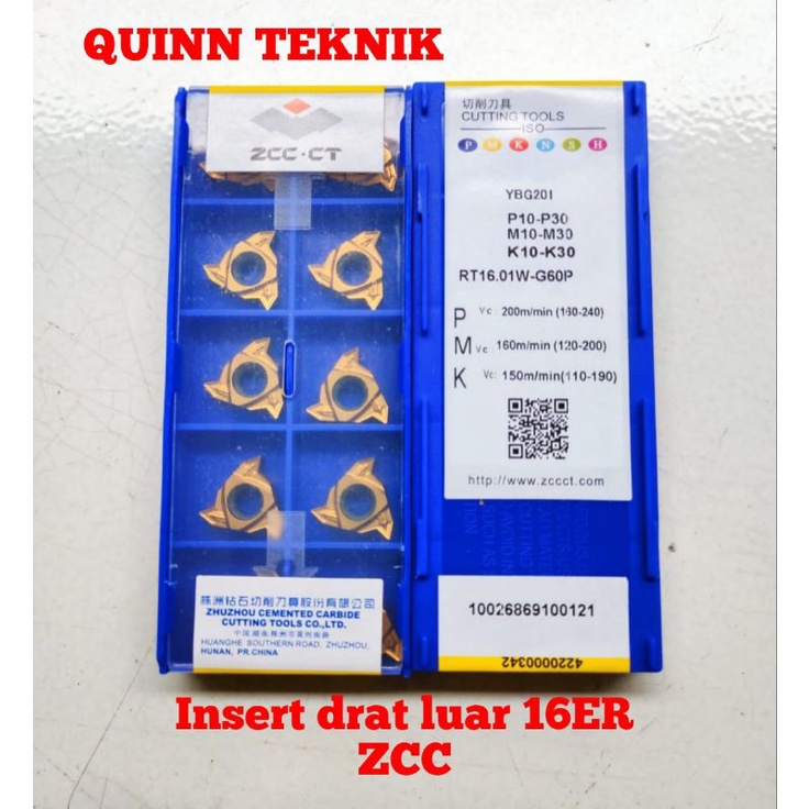 insert drat luar 16ER.drat ulir luar 16ER.RT16.01W-G60P ZCC CT new