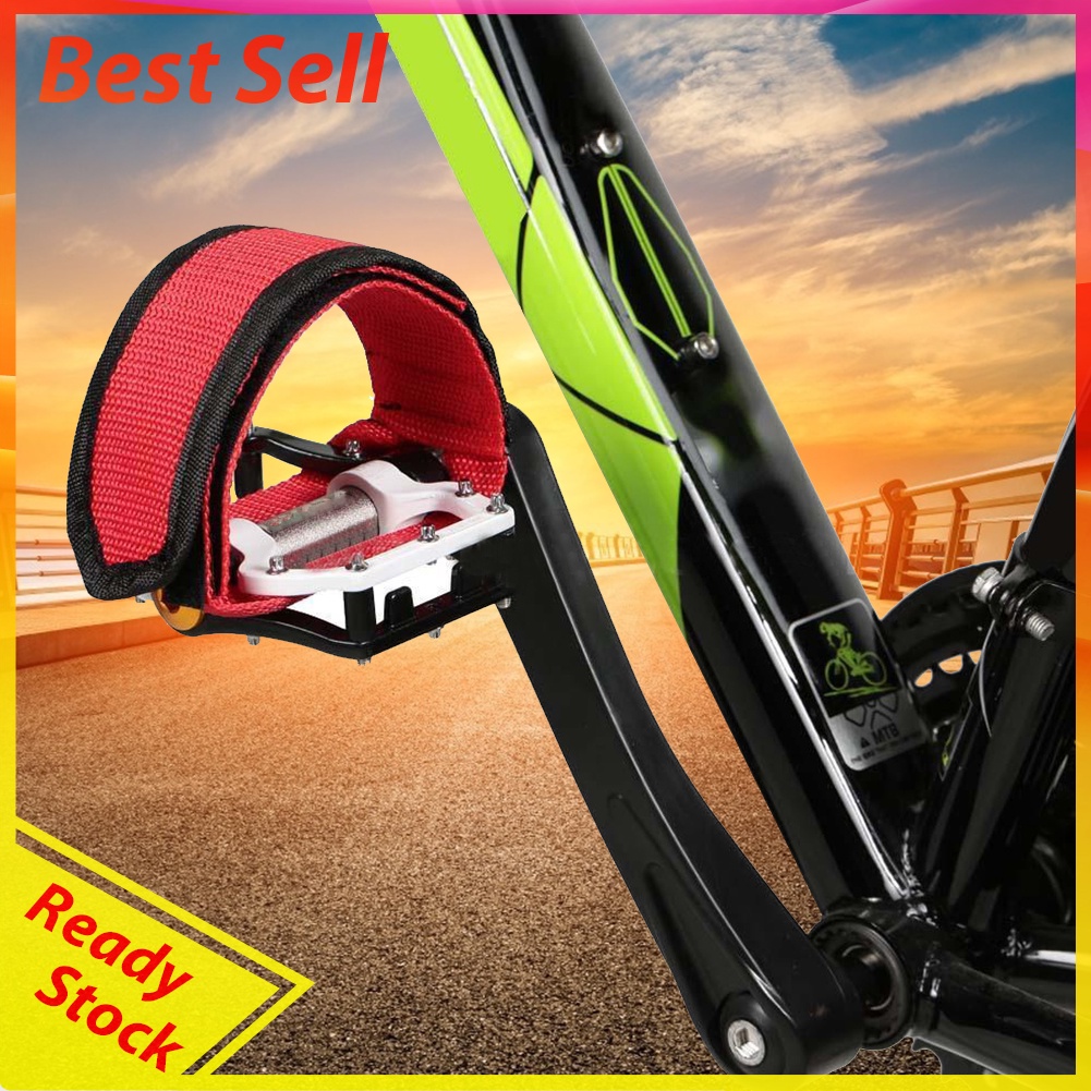 Nylon Bike Fixed Gear Pedal Strap Anti-slip Bicycle Extended Foot Straps