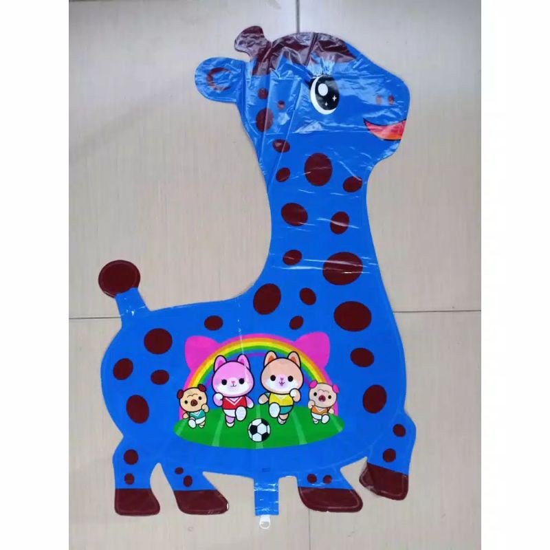 1pack JERAPAH (BALON GAS/FOIL/TERBANG/KARAKTER )