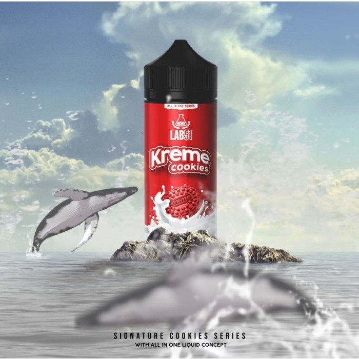 kreme cookies series 100ml 3&amp;6mg by LAB51 berpita cukai