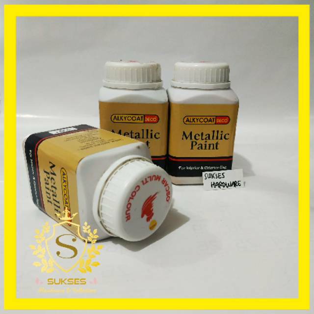 

Cat Metallic Alkycoat Banyak Pilihan Warna (langsung pakai/campur air)