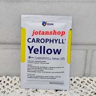 Carophyll yellow 10% karofil caropil karopil kuning bubuk Pewarna pencerah Makanan Ikan