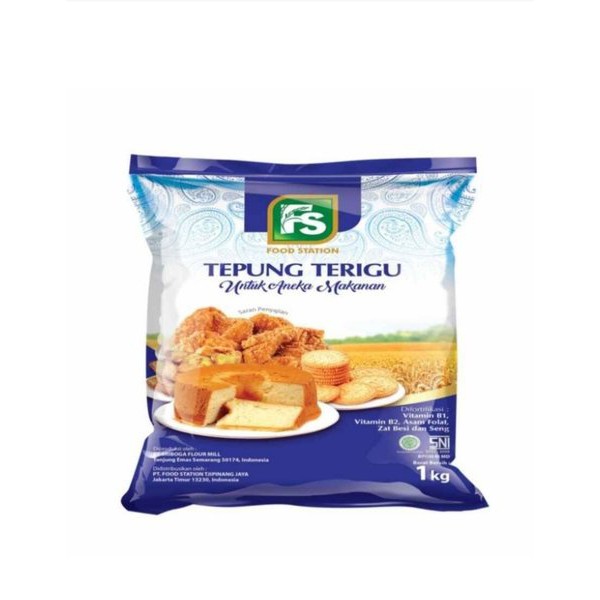 

Fs Tepung Terigu Serbaguna 1Kg - Tepung Terigu 1 kg