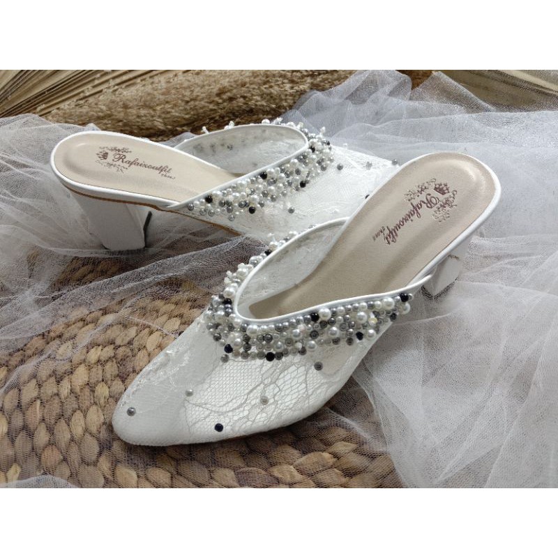 sepatu wedding putih wanita cantik sepatu sepatu yisela