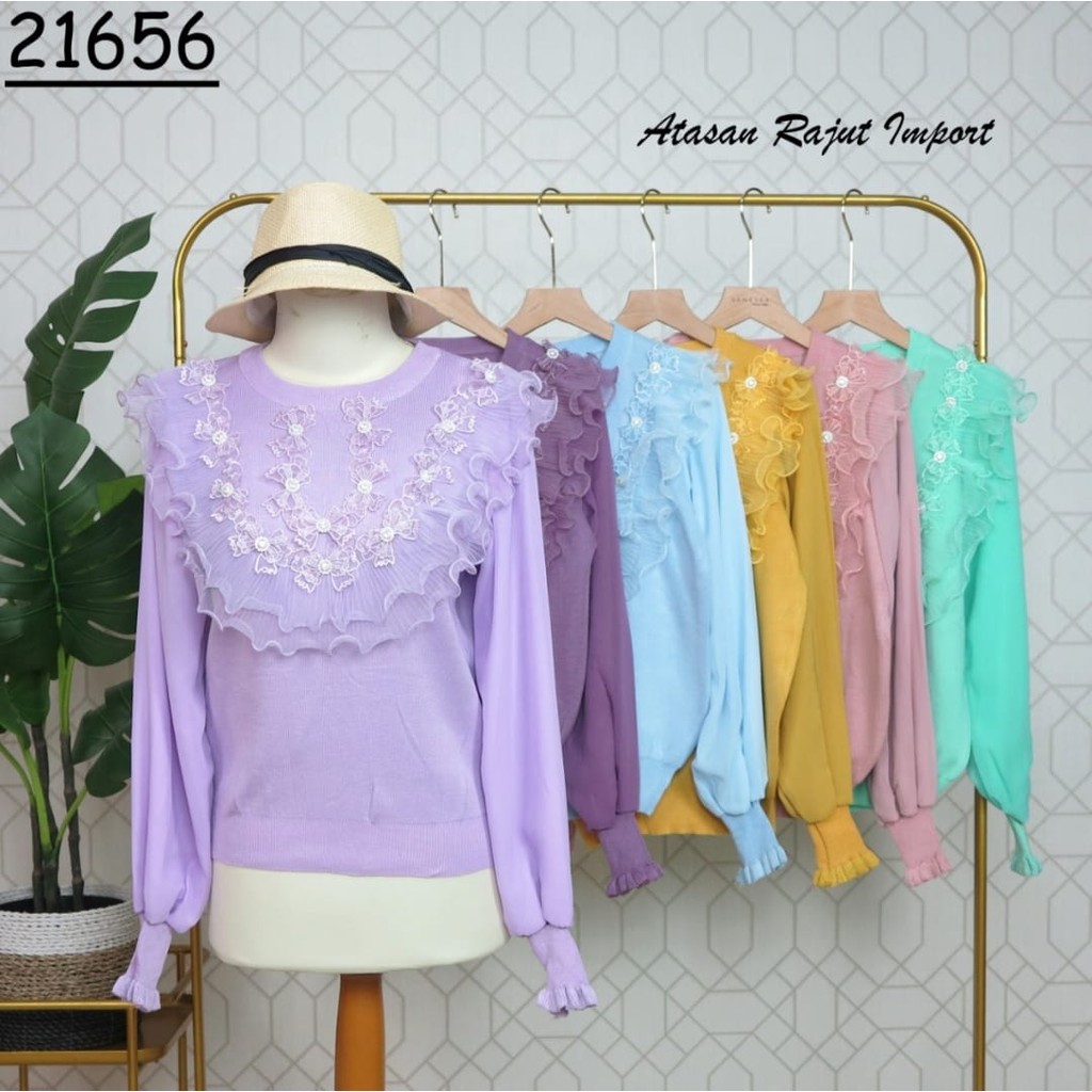 Atasan Import Ruffle