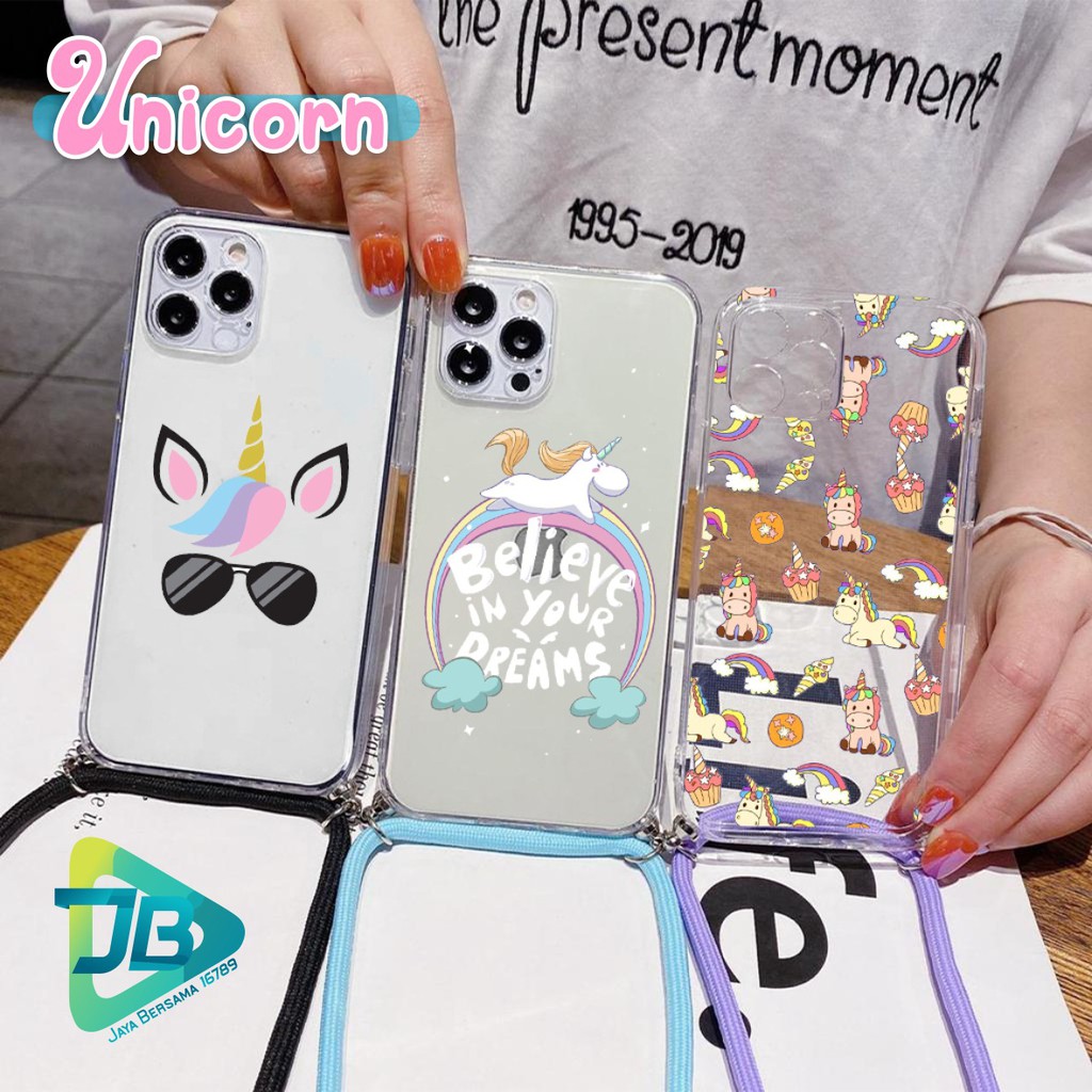 SOFTCASE SLINGCASE LANYARD BENING UNICORN INFINIX NOTE 8 HOT 9 PLAY X680 X682 10 LITE JB4743