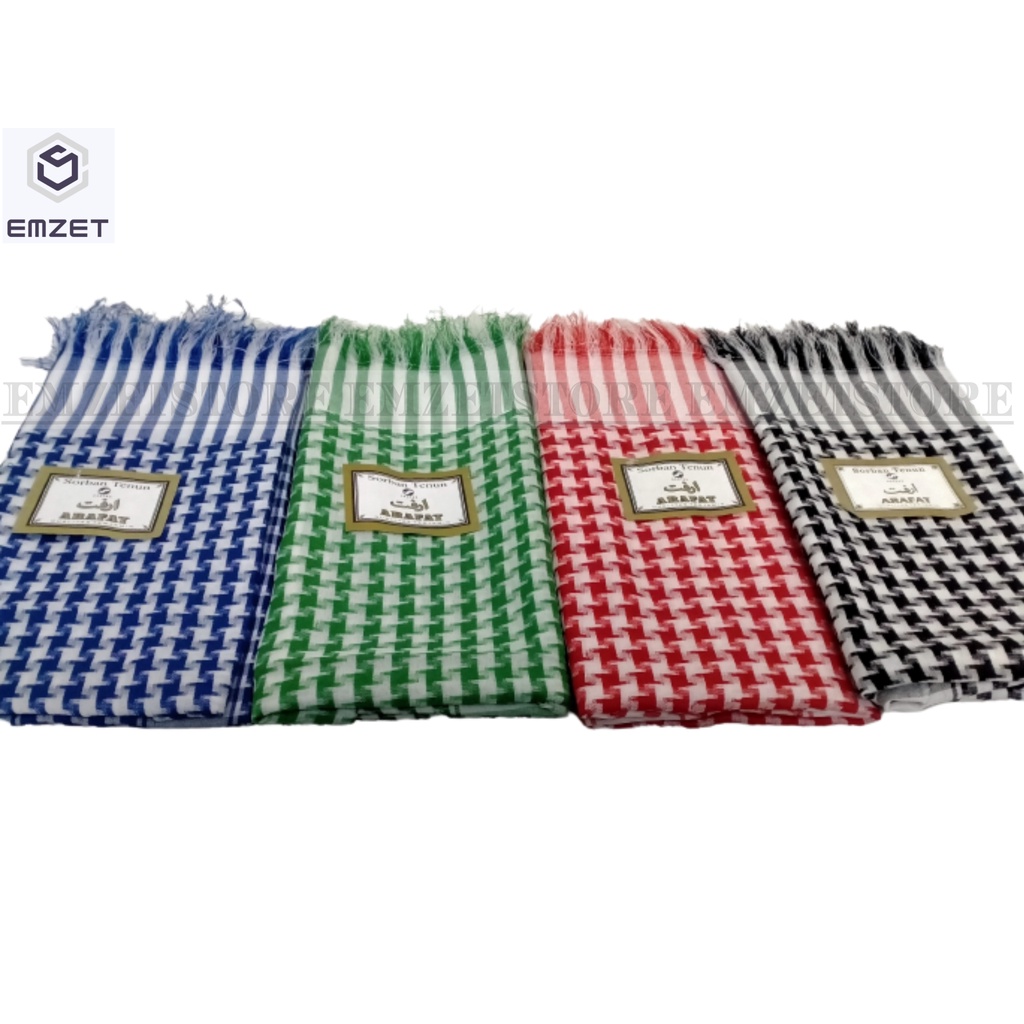SORBAN HAJI SORBAN TENUN SORBAN MOTIF JAGUNG PREMIUM