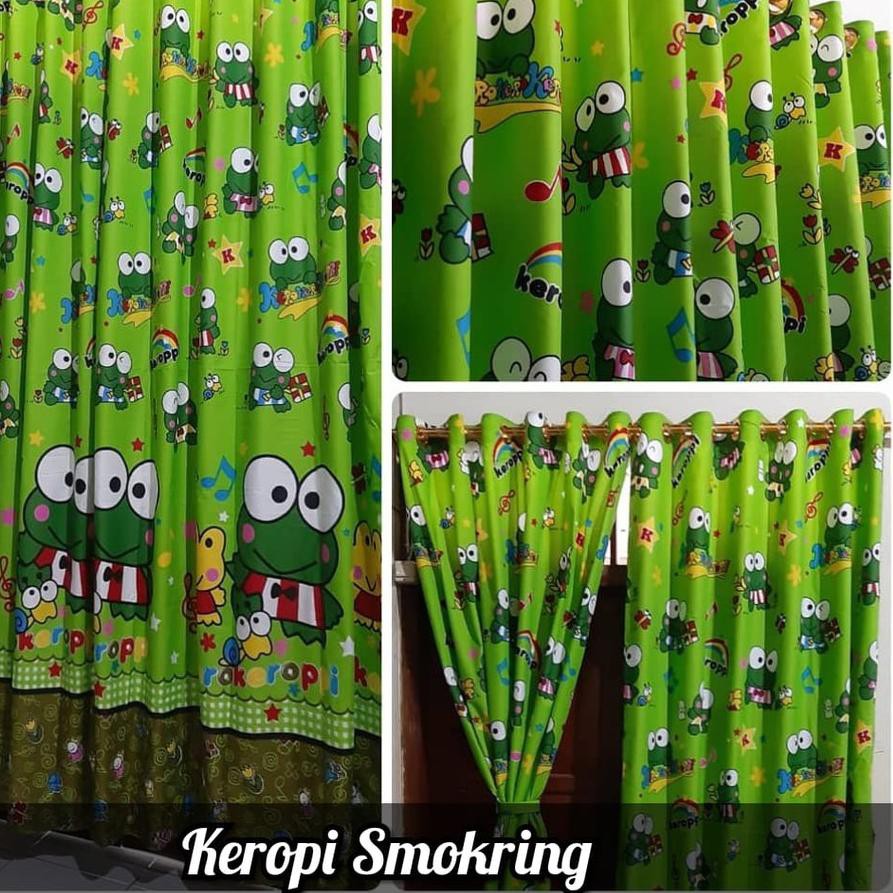 ➼ PROMO  Gorden Smokring Karakter Ring 12 Bisa Jendela Karakter Keropi Hijau  ❆