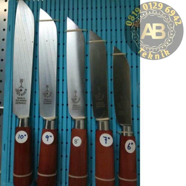 Pisau cap garpu 10 inch pisau daging tjap garpu pisau dapur Original Germany