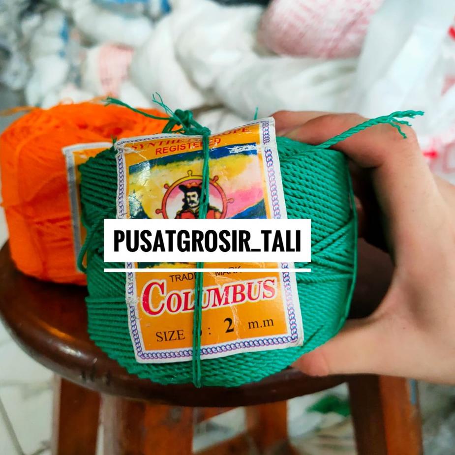 

Flash Sale Tali Tambang 2mm / Tali Tambang Kecil 2 mm HITAM Colombus +/- 250 gram .,