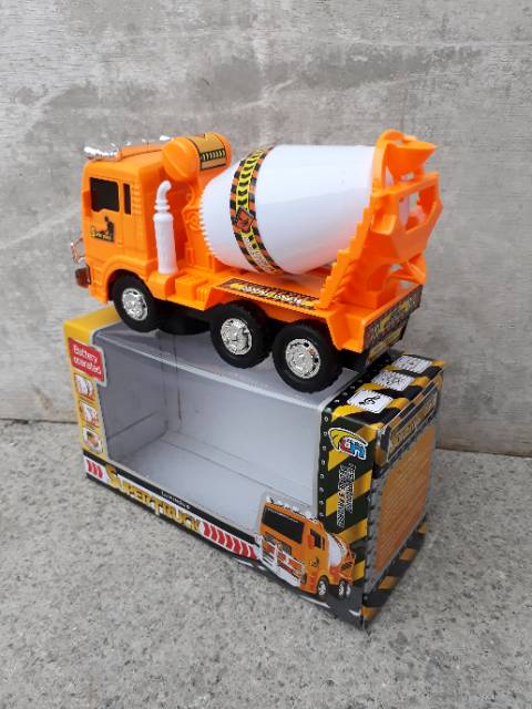 MAINAN TRUK MOLEN BUMP GO - MIXER TRUCK MOBIL BATERAI ANAK EDUKATIF