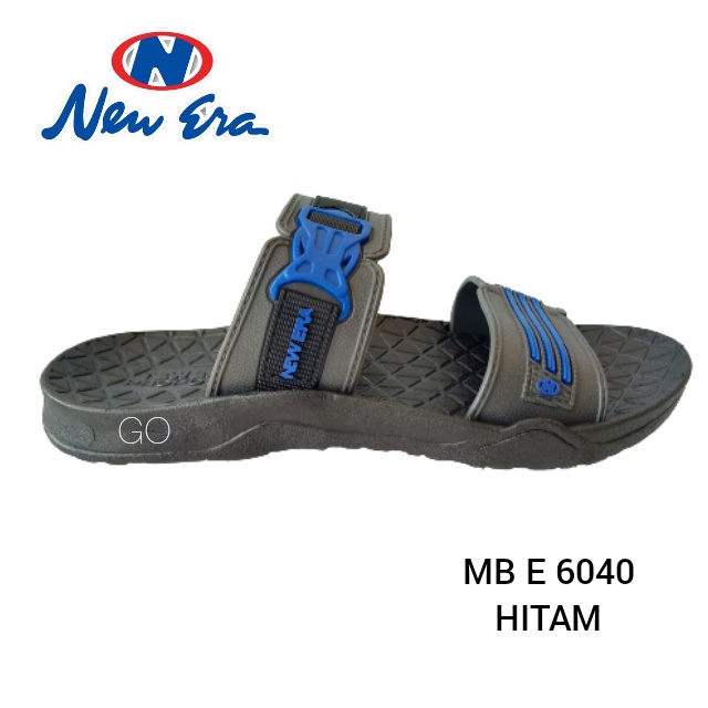 gof NEW ERA MB E 6040 Sandal Casual Pria GESPER Ban Dua Sandal Slop Laki-laki Anti Slip Original Sandal Gunung