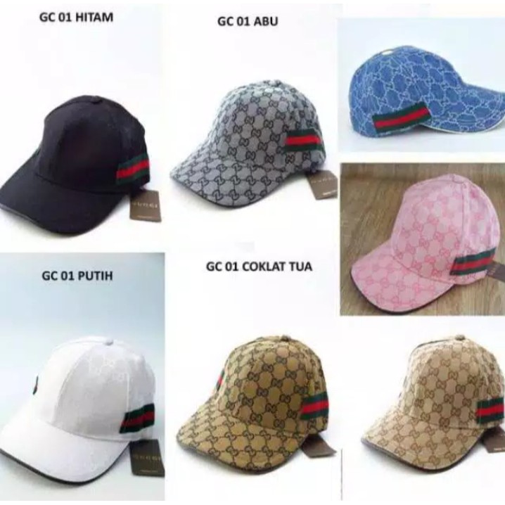 TOPI BASEBALL GUCCI STRIP SAMPING / TOPI PRIA &amp; WANITA