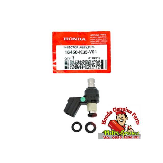 INJECTOR ASSY FUEL FEED CRF150L INJEKTOR 16450-K35-V01 ORI AHM
