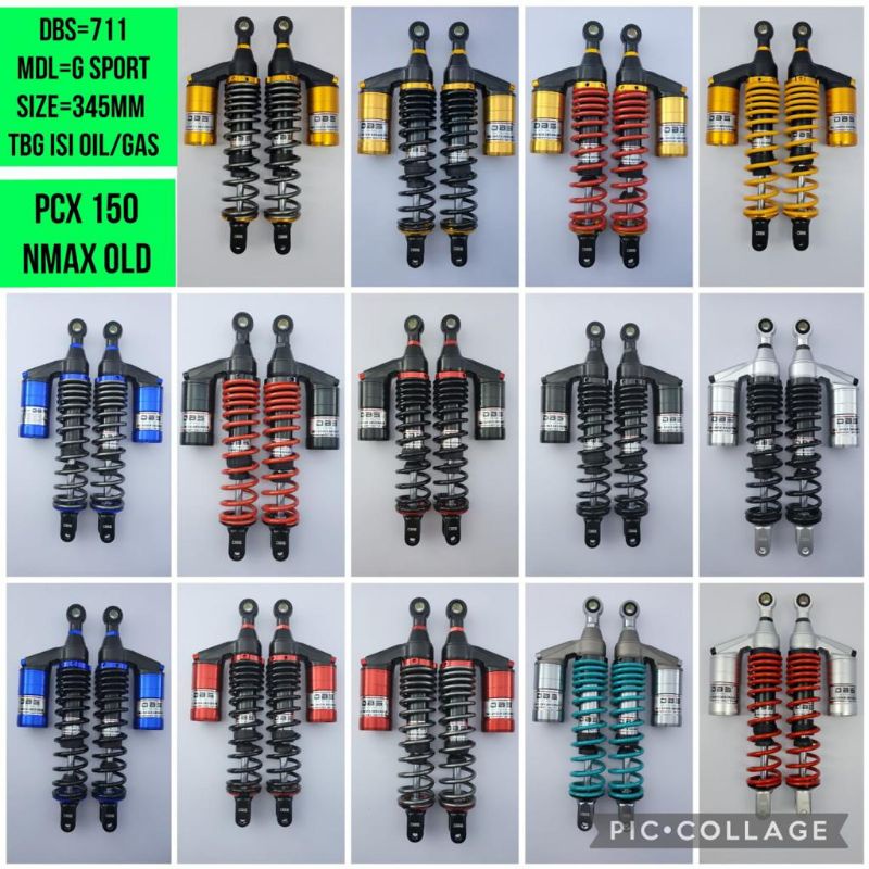 SHOCK TABUNG NMAX OLD/ PCX150 DBS 711 G SPORT 345MM