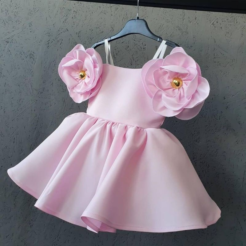 NEW MODEL !! gaun yulia dress bayi neychan baju pesta anak