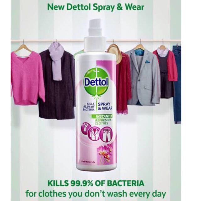 Dettol spray and wear