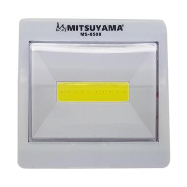 LAMPU LED TEMPEL EMERGENCY LAMP MITSUYAMA STICK N CLICK MS-8508 COB LED