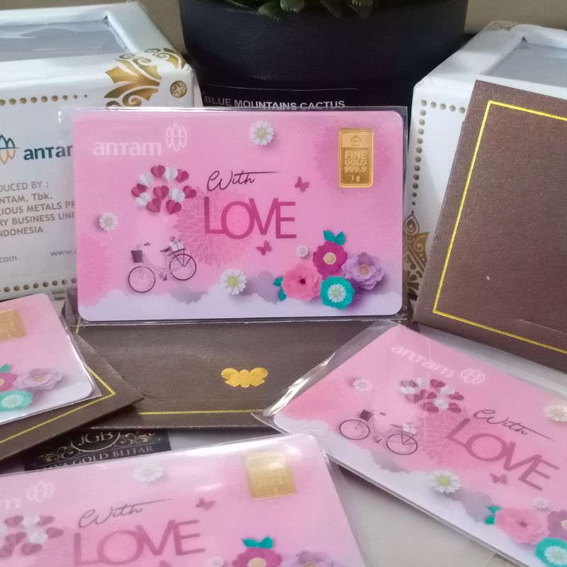 Emas Antam Gift Series With Love 1gram