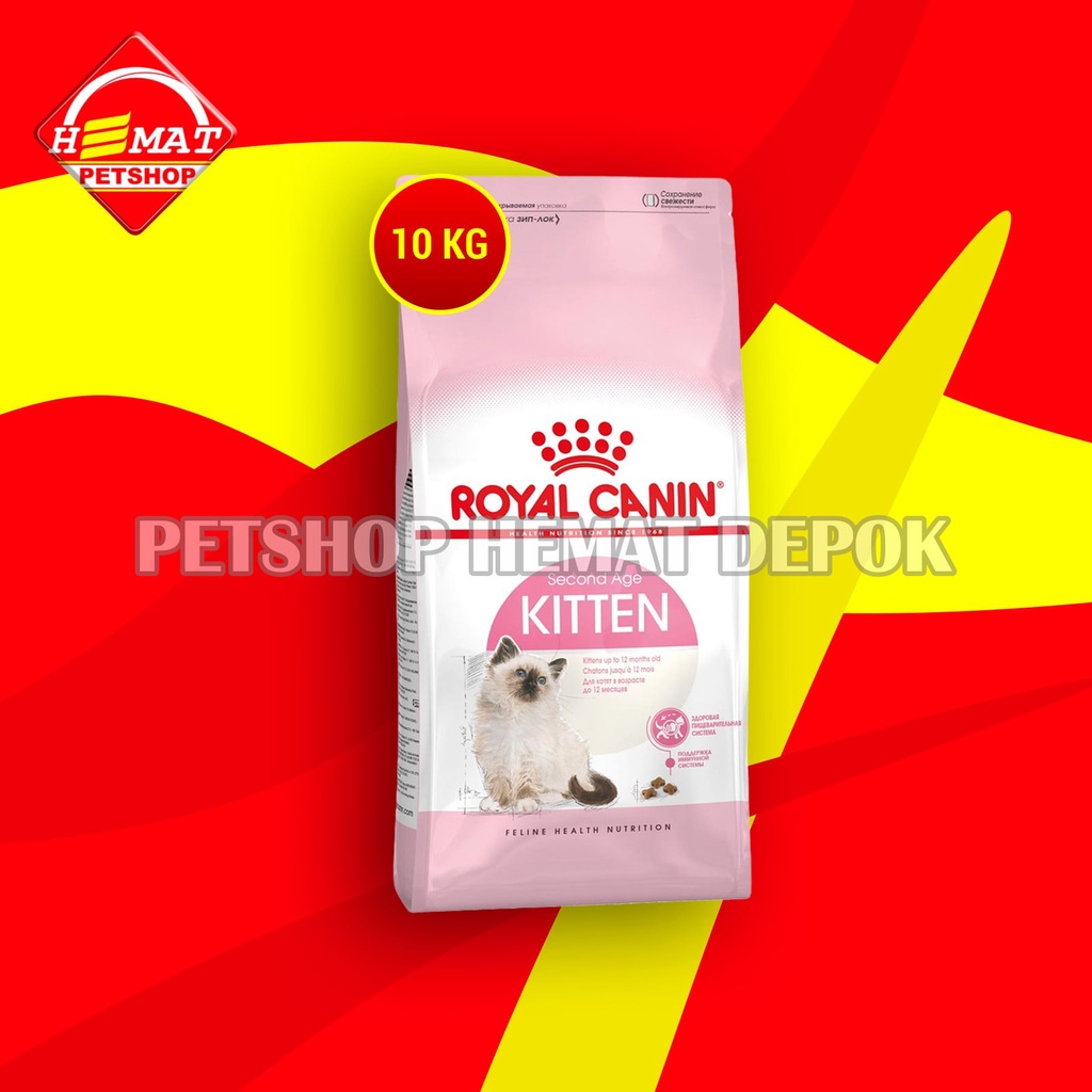 Royal Canin Kitten 36 10 Kg Makanan Kucing Kiten Second Age 10Kg