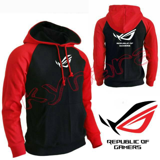 Jaket hoodie republic of gamers