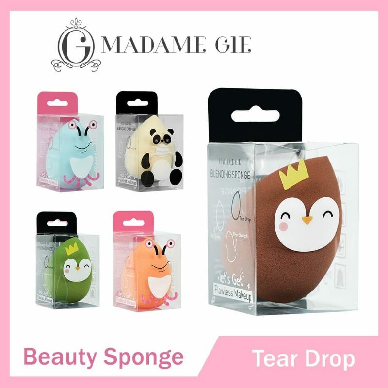 MADAME GIE Blending Sponge - MakeUp Beauty Blender Spons Sepon Telur