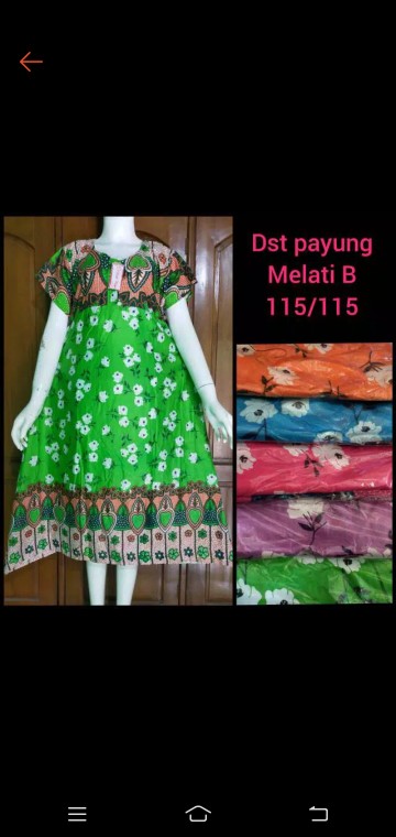 Daster Batik Solo Payung Busui Rayon Murah