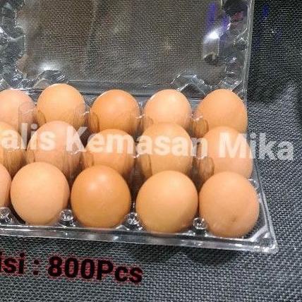 ♥ Mika Telur / Egg Tray / Tray Telur Isi 15 Butir Sudah Ada Pengunci. @25 Pcs ♠