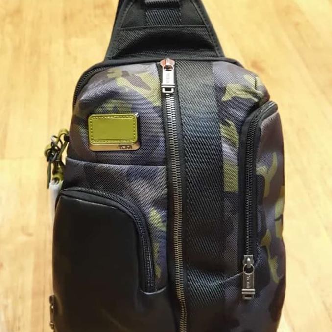 Diskon Tumi Alpha Bravo Smith Sling Bags Army Mirror 1 : 1 Terbaru