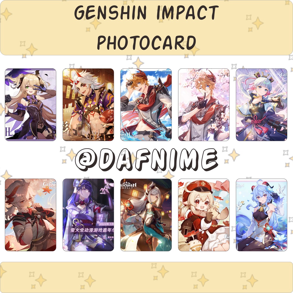 GENSHIN IMPACT PHOTOCARD EDITION