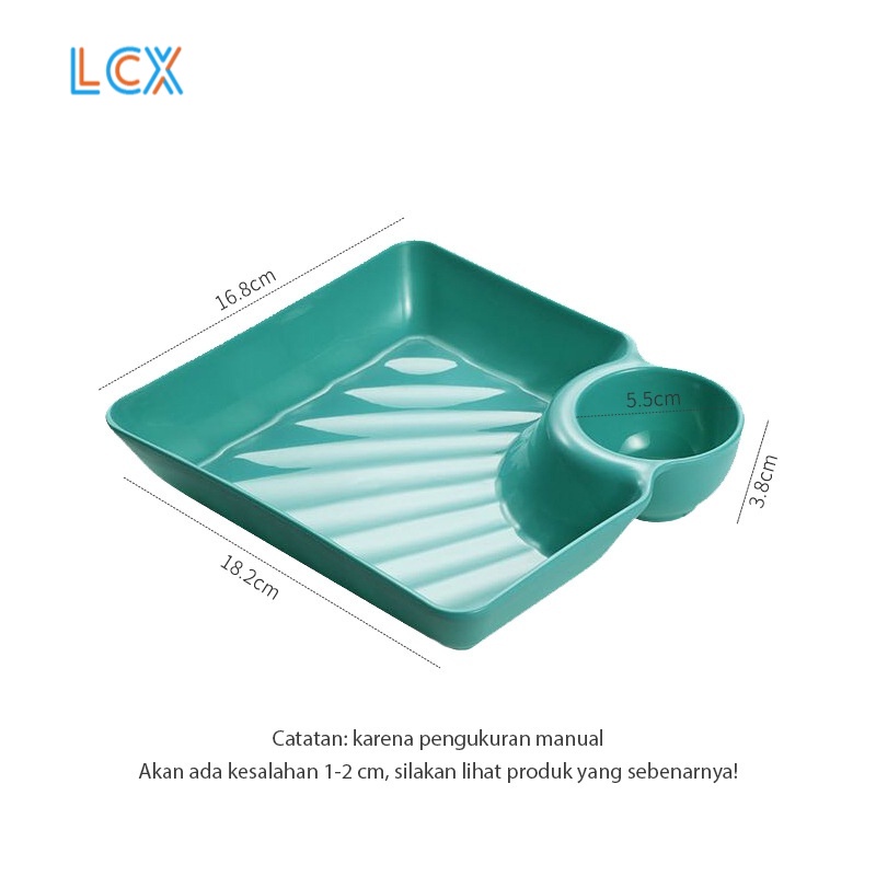 LCX Mangkok Saus Piring Dimsum Makan Plate Simay Sushi Model  / Dumpling VS-91