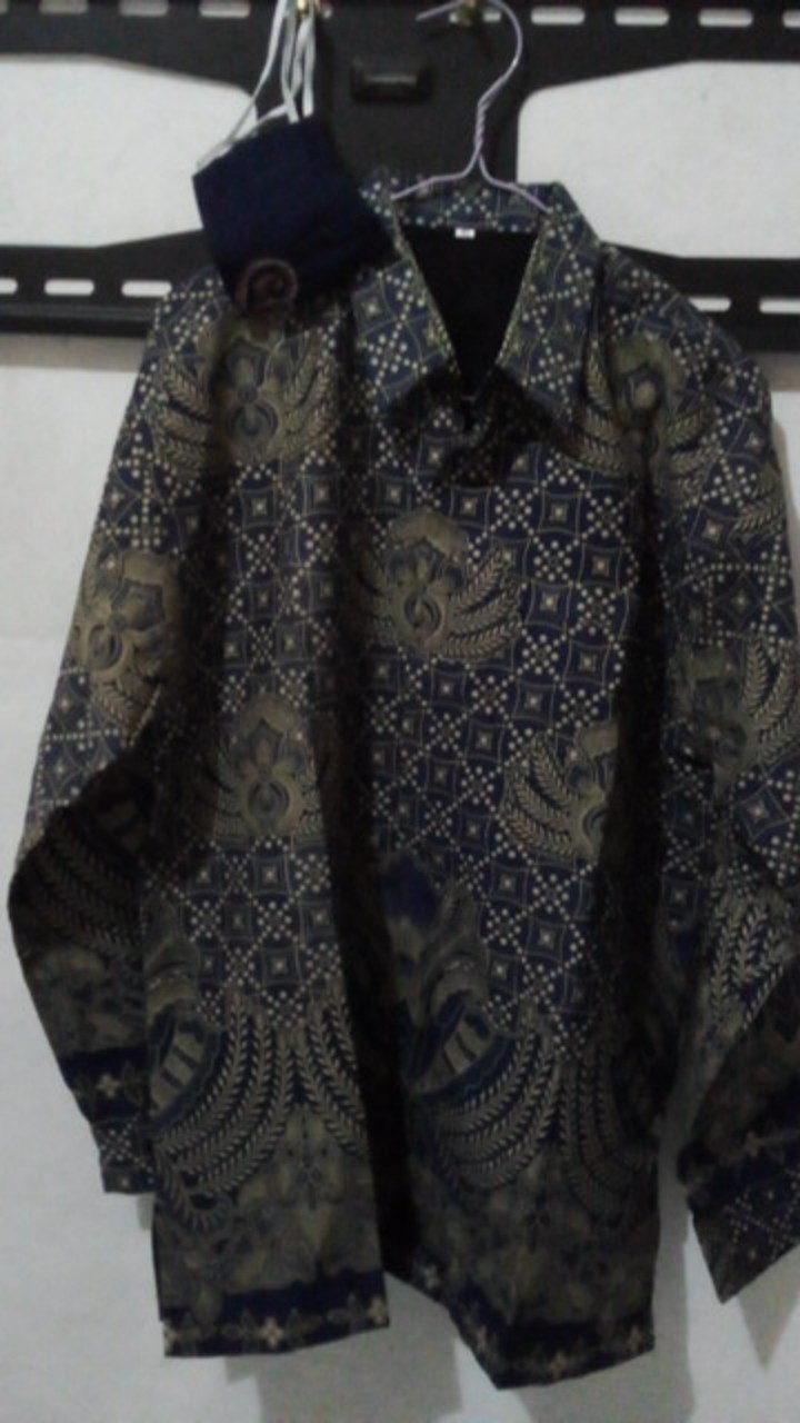 Galing Lawasan Kemeja Batik Pria Lengan Panjang Full Furing Katun Halus Sragenan