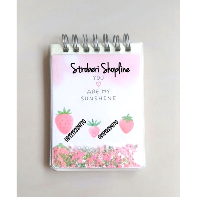 

Notes Spiral Strawberry (Uk. 10.5x8cm)
