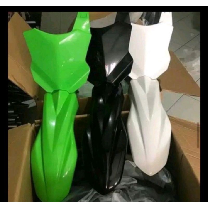 2 ITEM SPAKBOR DEPAN KX 250 COVER NOMER KXF 450 front fender kx 250 number COVER BODY SET SAYAP JOK 