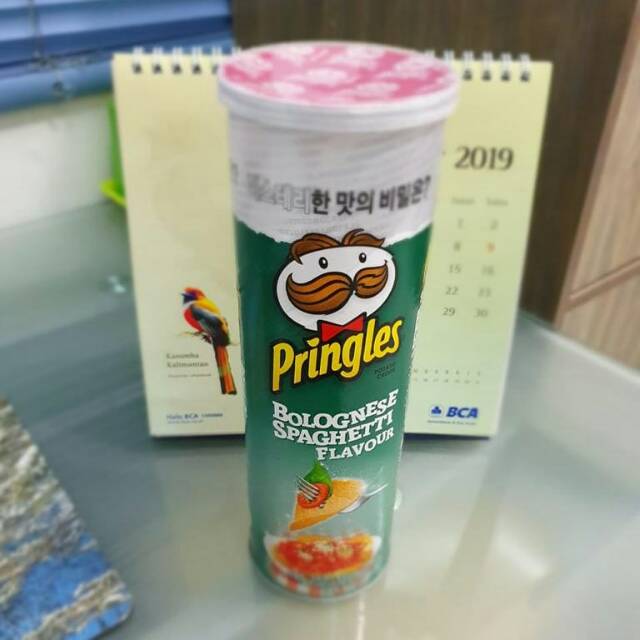 Pringles Korea rasa Spaghetti Bolognese