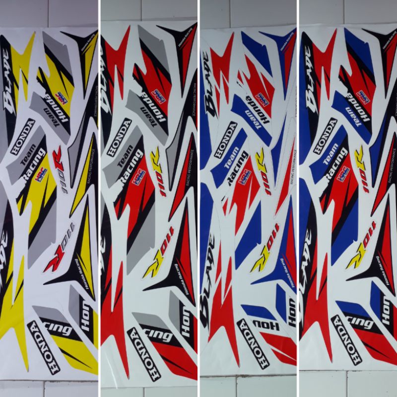 Striping Variasi Blade 110 R racing team termurah