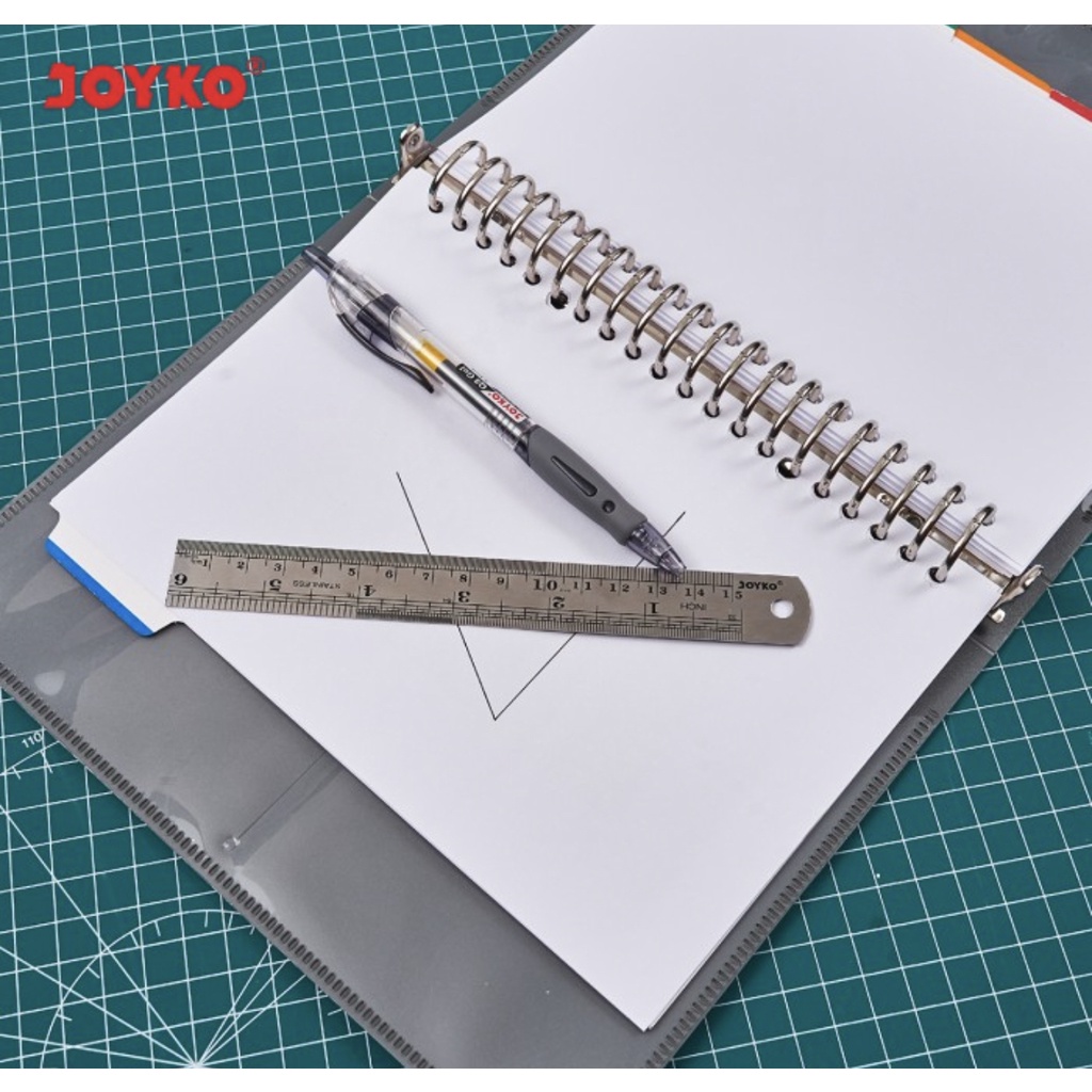 ( Ecer 1 Pc ) JOYKO - STAINLESS STEEL RULER PENGGARIS BESI / MISTAR / GARISAN BESI RL-ST20 RL-ST10 RL-ST40 - 10 CM - 15 CM - 40 CM