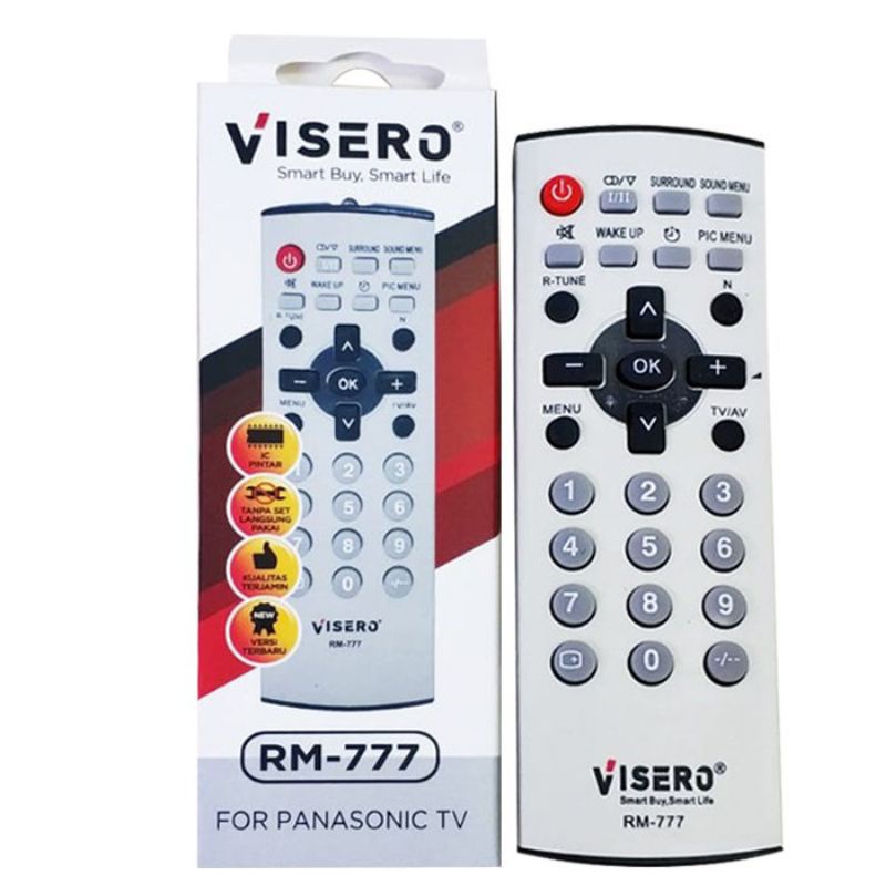 Remote Multi TV Panasonic Visero (RM-777)