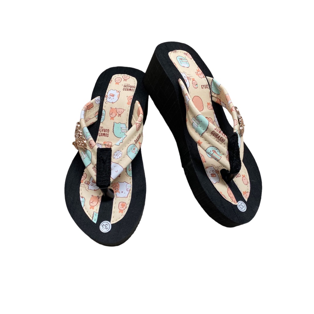 SANDAL KARAKTER ANAK WEDGES SUMIKKO