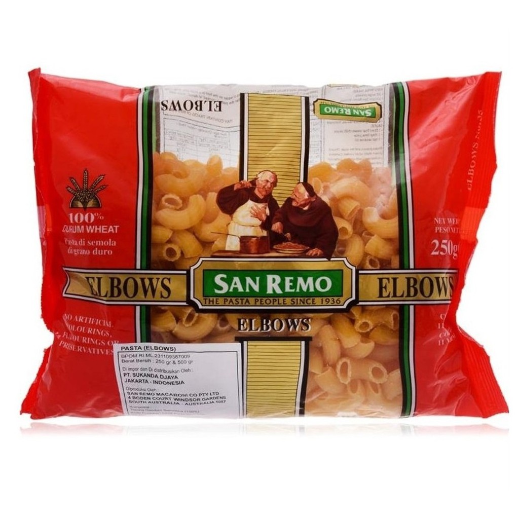 

San Remo Elbows 250 gr